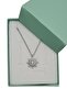Women's Sun Necklace with Steel Chain - Silver Color - (with Surprise Gift) - 4
