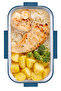 Aura Double Layer Nutrition Container Stainless Steel Lunch Box - 7