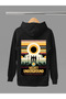 Velvet Underground Printed Cotton Long Sleeve Ribbed 3-Ply Hooded Rock Sweatshirt
