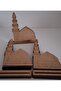 20 Pieces Mosque Nebevi Wooden Painting Religious Activity School Course Event Mevlid Candlestick Set - 2