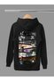 Ariana Grande Printed Cotton Long Sleeve Ribbed 3-Ply Hooded Sweatshirt