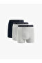 Printed Elastic Basic Cotton 3-Piece Boxer Set