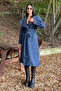 Women's Self-Buttoned Unlined Cashmere Coat - 5