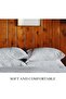 Soft & Durable Cotton Blend Flat Bed Sheet | 178x254cm | 220 Thread Count | Solid Pattern Single Fla - 4