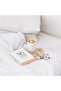 Soft & Durable Cotton Blend Flat Bed Sheet | 178x254cm | 220 Thread Count | Solid Pattern Single Fla - 3