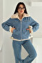 Women's Fur-Lined Denim Jacket – Warm & Street Style