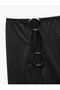 Slim Fit Mini Pareo Skirt with Window Detail and Glitter Accessories - 3