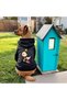 Black Printed Dog Sweatshirt |   Hooded, Embroidered Fabric, Winter Dog Clothing