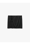 Slim Fit Mini Pareo Skirt with Window Detail and Glitter Accessories