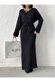 Women's Lined Belted Long Knit Dress - 6