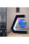 LED Globe with Magnetic Levitation - Black Square - 4