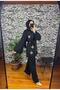 Knitwear Kimono Set with Tie Detail - 2