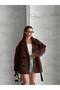 New Season Zr Women's Oversize Double Breasted Buttoned Jacket Zr Viral Women's Jacket - 2
