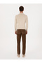 Mink Straight Fit Cotton Blend Slim Corduroy Canvas Pants 50314000-Vr052 - 4