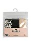 3-Pack of Leopard and Solid Patterned Women's Slip Panties - 4