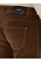 Mink Straight Fit Cotton Blend Slim Corduroy Canvas Pants 50314000-Vr052 - 6