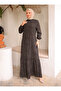 Hijab Dress - Brown - Black - - 5