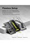Privacy Tempered Glass [Easy Slide] [Anti Spy] Compatible with Samsung Galaxy S24 Ultra Scree - 7