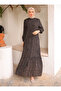 Hijab Dress - Brown - Black - - 4