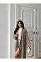 Mink Shawl Collar Oversize Knit Cardigan - 2