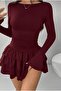 Ruffled Tiered Mini Dress - 3