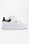 Unisex Sneakers White High Sole Lightweight Synthetic Leather - 8