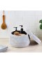Macaw Cotton Rope Storage Basket with Lid – Large Durable Organizer for Laundry & Toys 23x17cm - 2