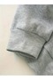 Women's Hallown Town Printed Bottom Top Oversize Women's Hooded Gray Black Tracksuit Set - 5