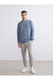 Crew neck printed men's sweatshirt - 2