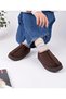 Women's Indoor Slippers with Thick Soles and Fur Inside