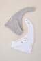 Double-Sided Bandana Baby Bib Set of 2 Gray, White - 6