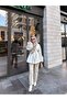 Women's Waist-Tie Cashmere Coat Cream