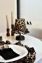 Leopard Linen Frilly Wireless Table Lamp