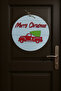 Mery Christmas New Year Decorative Accessory Wall Decor Truck Pine Tree Themed - 3