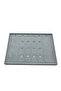 Suede Fabric Gray 34-24 cm Pedestal Necklace Display Stand with 18 Pads - 4