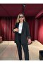 Patterned Cuffed Blazer Jacket - 4