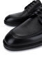 Men's Genuine Leather Black Classic Shoes - 3