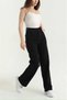 Palazo Black High Waist Women's Denim Pants Silvery Black Star - 2