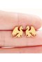 Dragon Model Yellow Color Steel Screw Nail Style Suitable for Daily Use Steel Earrings - 3