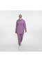 2273_Green Hijab Hooded Tracksuit Set - 3 Thread, with Pockets, Oversized Comfortable Fit, Seasonal Sportswear - 5