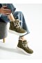 Serica Green Suede Women's Boots - 4