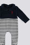 U.S. Polo Assn Baby Girl Black Jumpsuit - 3