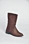 L726597702 Brown Suede Flat Sole Casual Women's Boots - 5