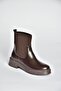 V676556909 Brown Rubber Detailed Women's Boots - 4