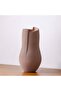New In Lexie Caramel Ceramic Abstract Vase Rust 23.2X23.2X46.5Cm