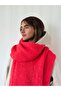 Large Size Soft Knitted Scarf Women Pomegranate Flower - 6