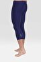 Mens Swim Leggings 3/4 Length - Navy - 2
