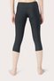Girls Youth Swim Tights 3/4 Length - Black - 2