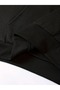 Women's Happıness Printed Bottom Top Oversize Women's Hooded Black Tracksuit Set - 7