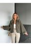 Drawstring Bomber Model Slim Coat - 3